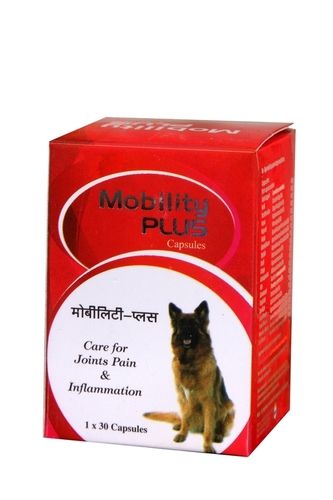 Mobility Plus Herbal Joint Pain And Hip Dysplasia Supplement For Dogs And Cats 30 Capsules