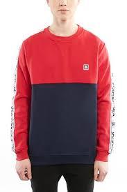 Red And Blue Color Mens Sweaters