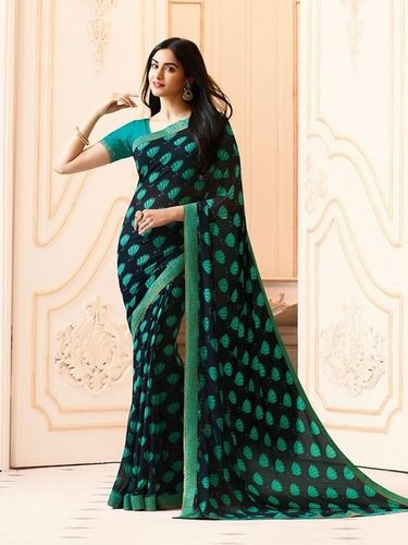 printed georgette sarees