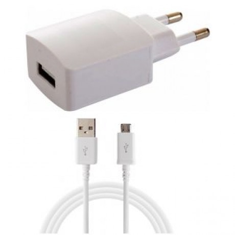 Android Mobile Fast Charger - Micro USB Input, 230V AC, 100g Weight | LED Indicator, 6 Month Warranty, Includes USB Cable