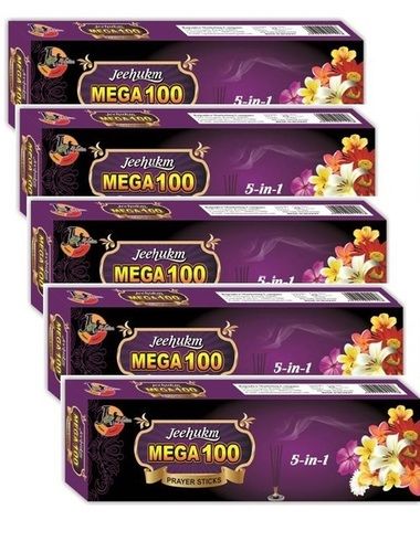 Jeehukm Mega - 100 Incense Stick Length: 8" Inch (In)