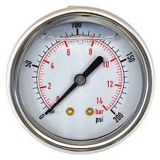 Customize Type Pressure Gauge Dial Material: Glass