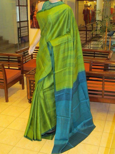 Hand Block Printed Silk Saree