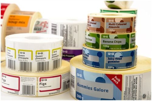 Paper Printed Packaging Labels Roll