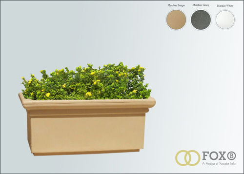 White High Quality Plastic Foxb Bt Planter