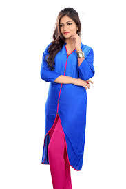 Water Proof Ladies Cotton Kurtis With Shade Pattern