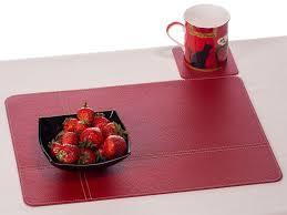 Plain Pattern Rectangular Shape Table Mats