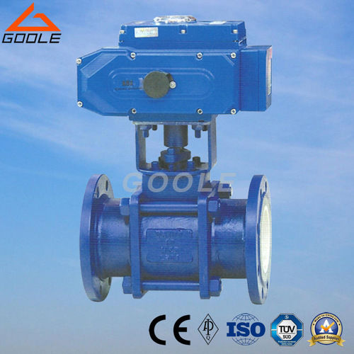 3PCS Electric Actuated Ceramic Floating Ball Valve (GQ941TC)