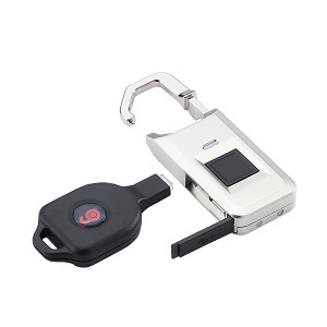 Midas Touch Ultra-light Fingerprint Identification Padlock, Small Biometric lock Keyless for Bags