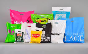 Printed Design Plastic Shopping Bags