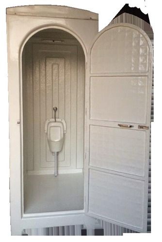 Portable Toilet Square Shaped With Flush Urinal