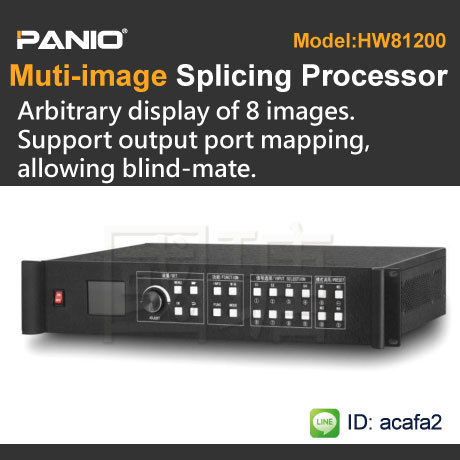 Video Wall Multi-Image Splicing Processor Input: Hdmi /Dvi/Vga/Cvbs