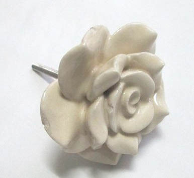 Flower Design Cupboard Drawer Door Knob