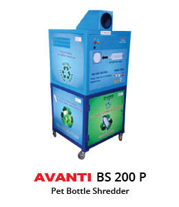 Avanti Bs 200P Pet Bottle Shredder Bin Capacity: 180 Liter (L)