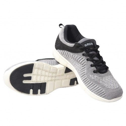 Sagma Mens Grey Breathable Running , Walking, Training & Gym Shoes