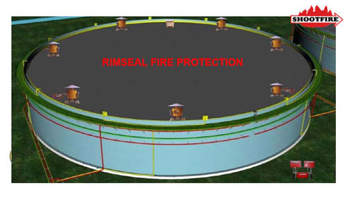 Rim Seal Fire Protection System