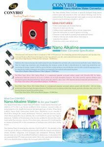 Black & Cream Nano Alkaline Water Convertor