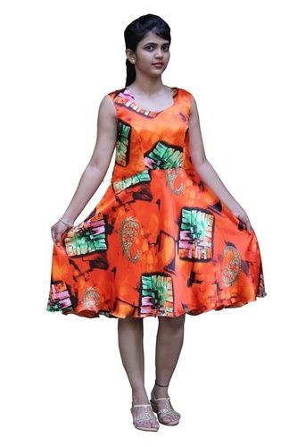 Buy Nanuku Women's Cotton Umbrella Frock Dress (NJ-006, Multicolour,  Medium) at Amazon.in