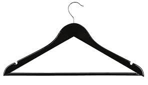 Plastic Black Color Cloths Hangers