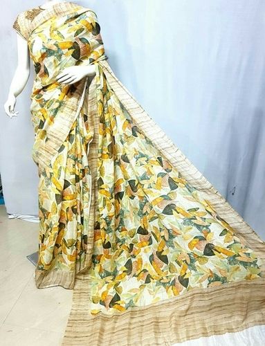 Digital Print Linen Sarees External Use Drugs