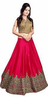 Ladies Red Cotton Lehenga