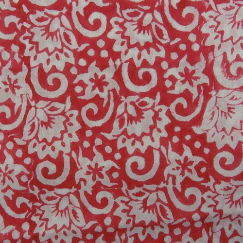 Traditional Floral Print Fabric