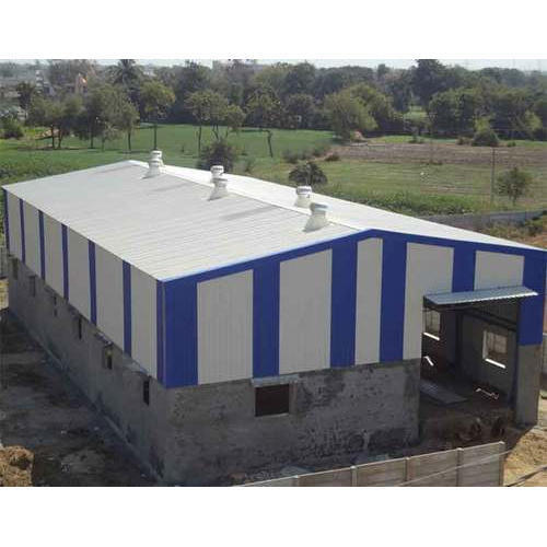 Prefabricated Industrial Roofing Shed 