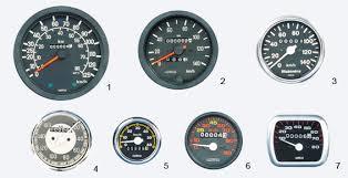 Round Automotive Speedometer