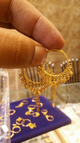 Buy New Model Gold Design Jhumka Earring 1 Gram Gold Guarantee Jewelry Shop  Online