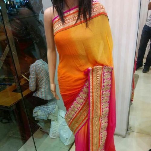 Fancy Hand Embroidery Saree