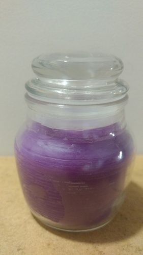 Handmade Jar Candle With Pure Lavender Fragrance Burning Time: Up To 24 Hours