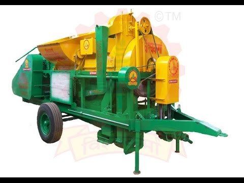 Multicrop Four Walker Paddy Thresher For Agriculture 