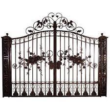 Black Anti Corrosive Designer Gate