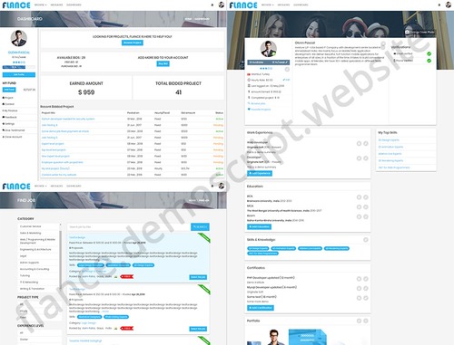 Flance - रेडी मेड फ्रीलांस वेबसाइट स्क्रिप्ट
