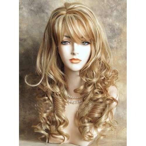 Ladies Curly Hair Wig - Superior Quality Synthetic Hair , Diverse Lengths and Colors Available