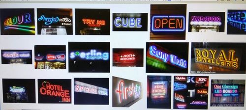 Led Glow Sign Board