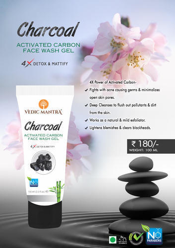 Charcoal Face Wash Gel