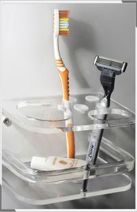 Iron Tough Construction Toothbrush Holder