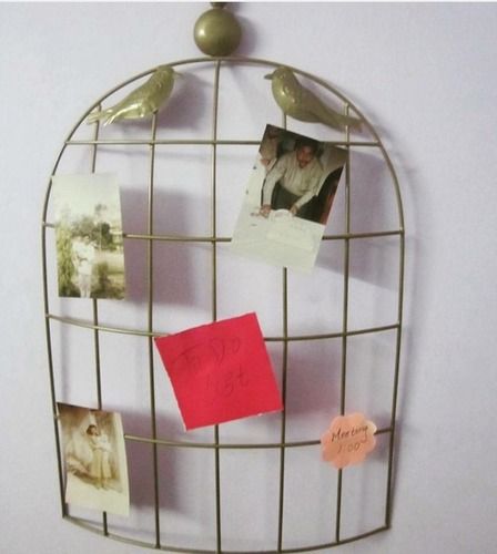 Birdcage Shape Wall Mounted Memo Organizer