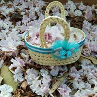 Recyclable Palm Leaf Basket For Gifting