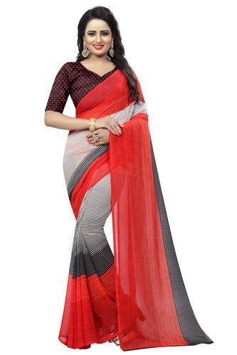 Same As Image Attractive Weightless Georgette Saree