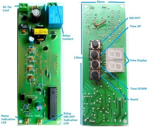 Digital Relay Timer (Ga102) Dimension(L*W*H): 140Mmx50Mmx32Mm Millimeter (Mm)