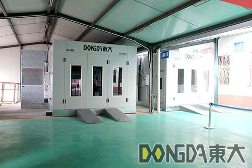 White/ Silver Industrial Auto Spray Booths