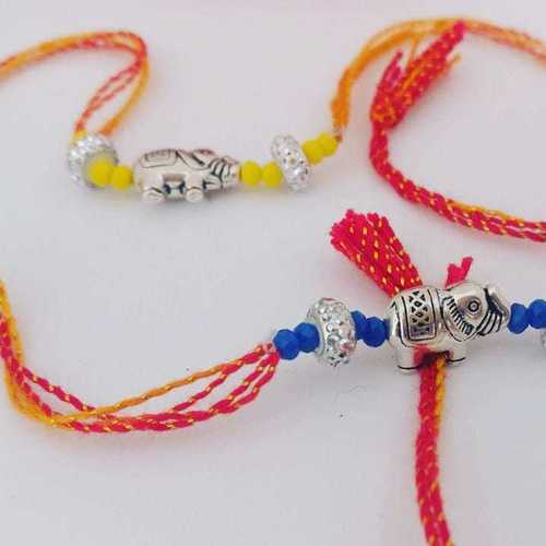 Rakhi With Traditional Touch