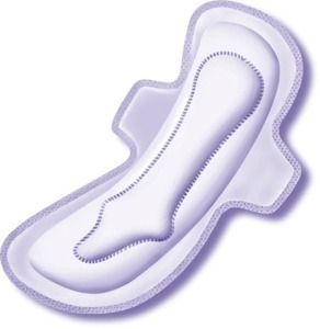 Colored Outstanding First-Rate Sanitary Napkin