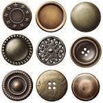 Jeans Metal Buttons - High Strength, Rust & Water Resistant | Elegant Designs, Smooth Edges, Metallic Finish