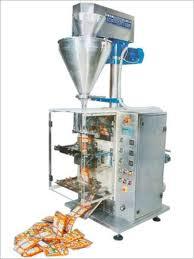 Automatic Pouch Packaging Machine - MS and SS, 2300 mm Length x 1200 mm Width x 3048 mm Height, Silver Color, 1 KL Watt Power, PLC Control System | Highly Efficient, Durable Design, 1 Year Warranty