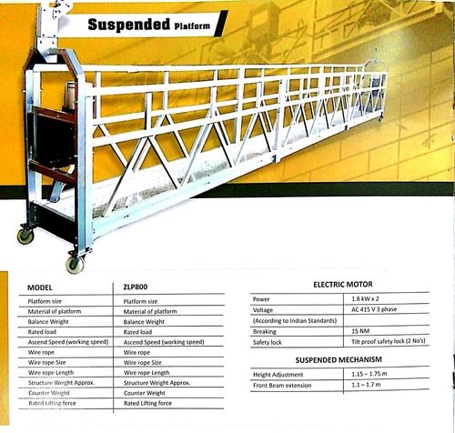 Heavy Duty Suspended Platform