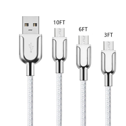 Micro Cable With Nylon Braided And Zinc Alloy