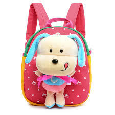 Pink Attractive Baby School Bag